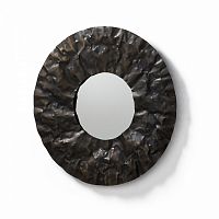 зеркало металлическое круглое состаренная латунь karlo от la forma (ex julia grup) в Нижневартовске