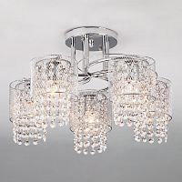 потолочная люстра eurosvet bonnie 30137/5 хром в Нижневартовске