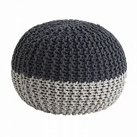 пуф arieh темно-серый с серым в Нижневартовске