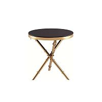 стол кофейный jazz золотой, чёрный в Нижневартовске