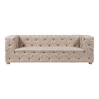 диван soho tufted прямой бежевый в Нижневартовске