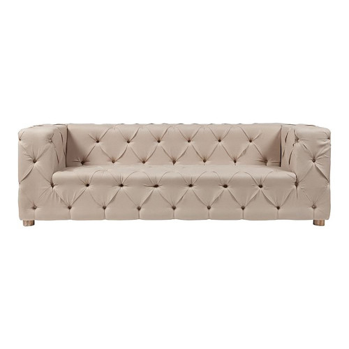 диван soho tufted прямой бежевый в Нижневартовске