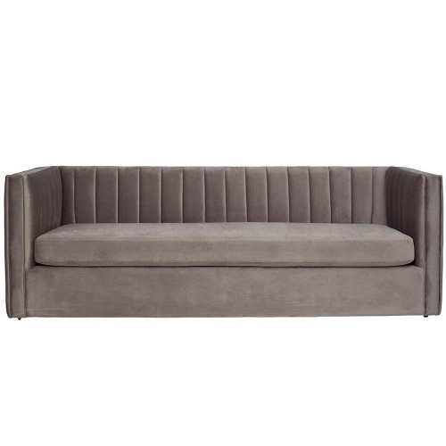 диван line трехместный прямой серо-бежевый в Нижневартовске