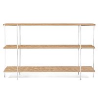 стеллаж florian white темный дуб в Нижневартовске