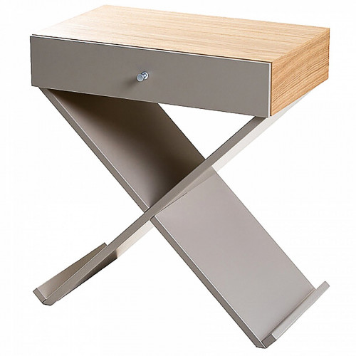 тумба bonn серая со светло-коричневой столешницей в Нижневартовске