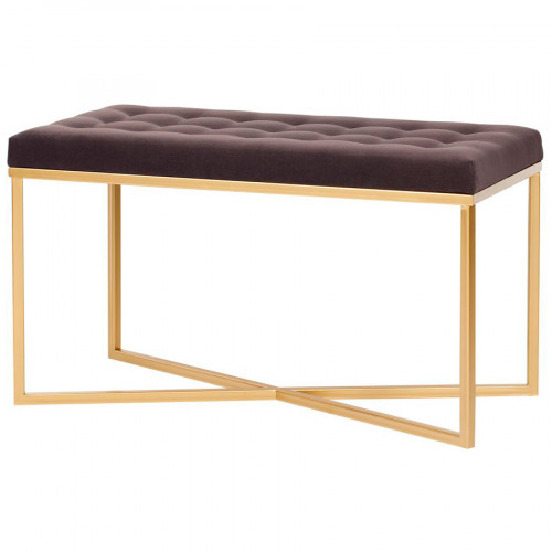 банкетка коричневая на золотом основании в Нижневартовске