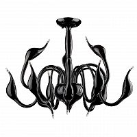 потолочная люстра lightstar cigno collo bk 751027 в Нижневартовске