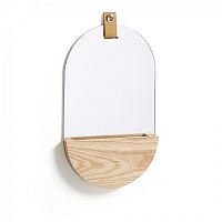 зеркало с полкой настенное овальное lummi от la forma (ex julia grup) в Нижневартовске