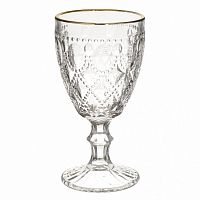 набор бокалов, из 6 шт. crona s прозрачный, золотого цвета в Нижневартовске