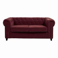 диван verona прямой бордовый в Нижневартовске