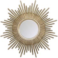 зеркало-солнце декоративное в золотой раме монтгомери в Нижневартовске