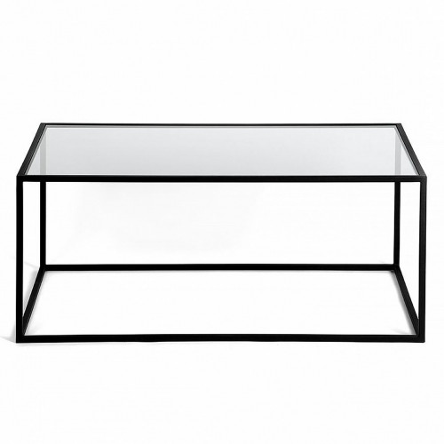 стол журнальный london black прозрачное стекло в Нижневартовске