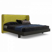 кровать двуспальная с бортиками 160x200 зеленая rich в Нижневартовске