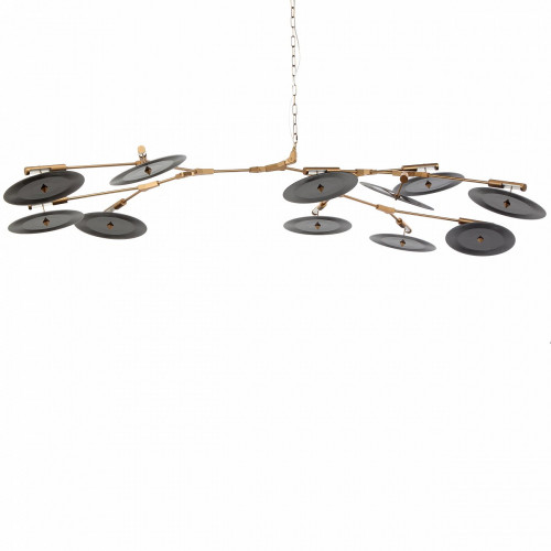 подвесной светильник branching discs 11 ламп чёрный в Нижневартовске