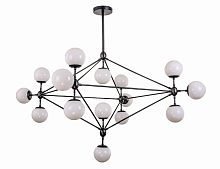 люстра modo 15 black+white черная, белые плафоны в Нижневартовске