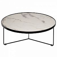 стол журнальный royal white d90*27,5см в Нижневартовске