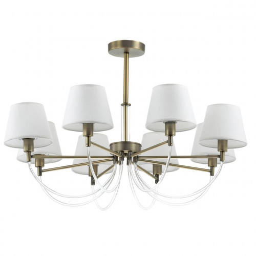 подвесная люстра lumion dakota 3702/8c белая в Нижневартовске