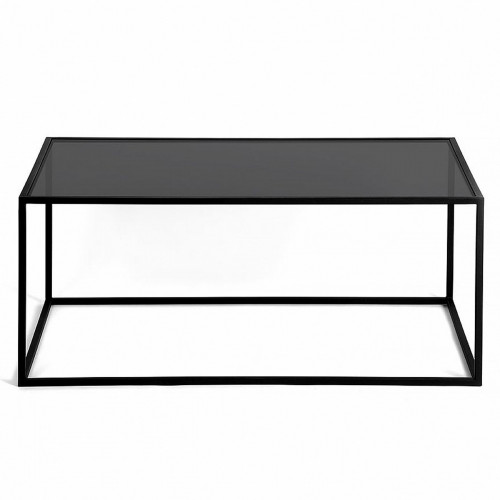 стол журнальный london black черное стекло в Нижневартовске