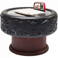 столик кофейный hoop черный в Нижневартовске