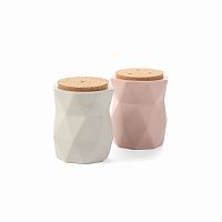 набор солонка и перечница ramus серый, розовый в Нижневартовске