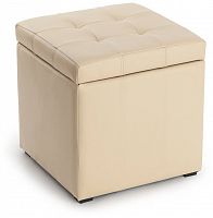пуф шарм-дизайн люкс с ящиком беж в Нижневартовске