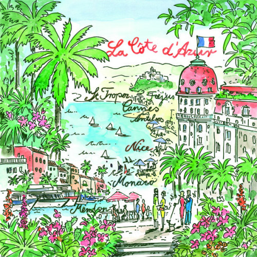 салфетки бумажные кот-д`азур в Нижневартовске