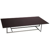 стол журнальный woodstock черный, хром в Нижневартовске