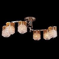 потолочная люстра eurosvet 3222/6 золото strotskis в Нижневартовске