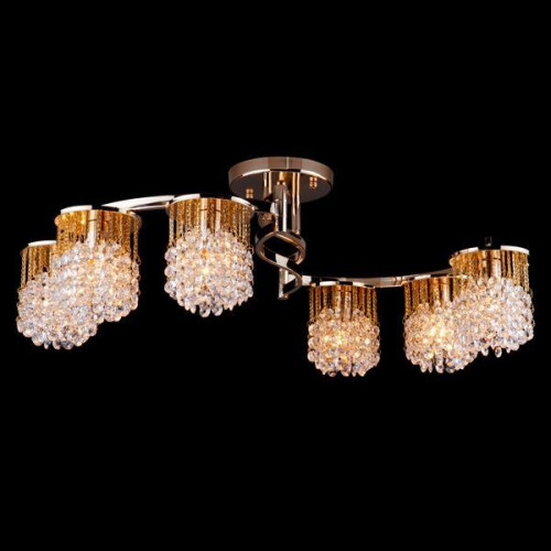 потолочная люстра eurosvet 3222/6 золото strotskis в Нижневартовске