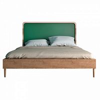 кровать полутораспальная 120х190 зеленая ellipse в Нижневартовске