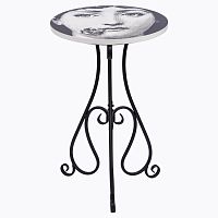 стол кофейный комплимент fornasetti черно-белый в Нижневартовске