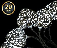 гирлянда новогодняя ажурные сердца 20 led в Нижневартовске