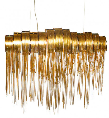 светильник потолочный terzani2 72х25х35 цвет золото в Нижневартовске