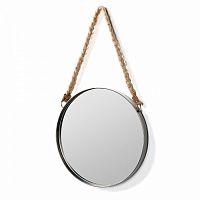 зеркало на ремне круглое металлическое диаметр 39 см stiel от la forma (ex julia grup) в Нижневартовске