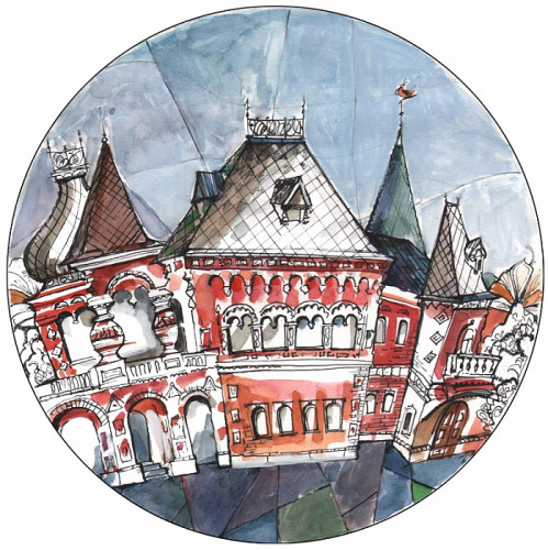 тарелка сувенирная французский дом в Нижневартовске