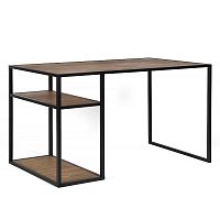 рабочий стол romero с полками американский орех в Нижневартовске