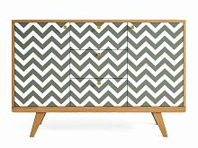 комод thimon натуральный дуб / принт 052 в Нижневартовске