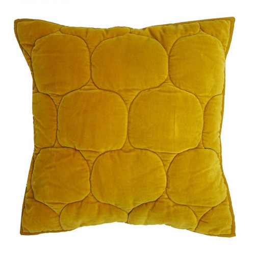 чехол на подушку бархатный хвойное утро цвет горчичный в Нижневартовске