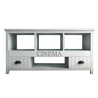 консоль под tv palermo с открытыми полками белая в Нижневартовске