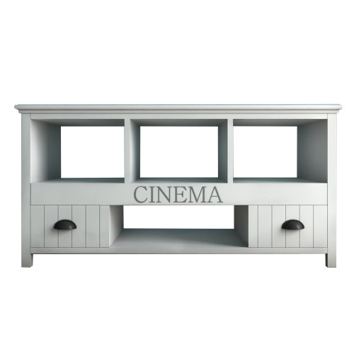 консоль под tv palermo с открытыми полками белая в Нижневартовске