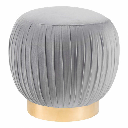пуф flow серый серый, золото в Нижневартовске