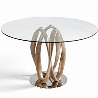 стол обеденный круглый стеклянный dt801 от angel cerda в Нижневартовске