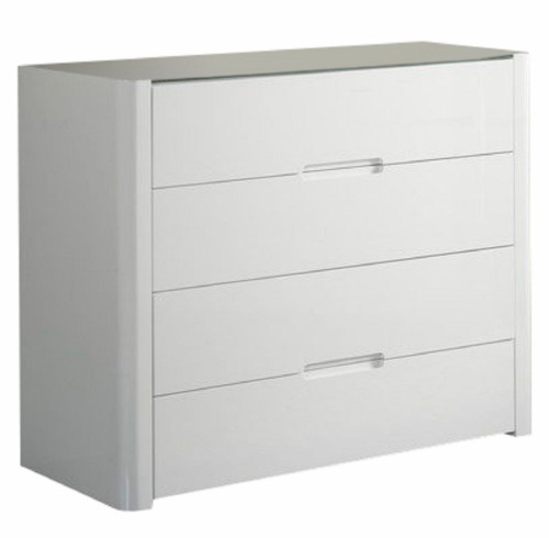 комод горизонтальный bumblebee 3 белый в Нижневартовске