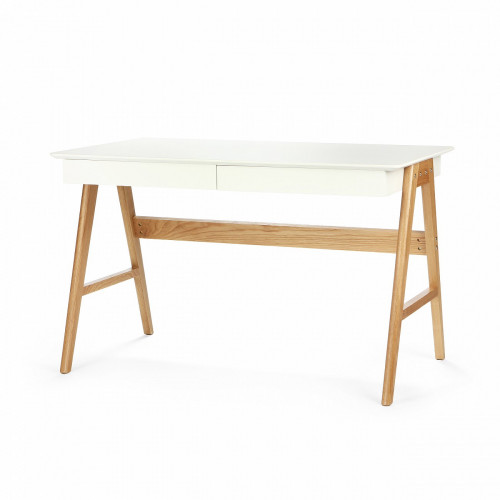 письменный стол массив дуба orient белый в Нижневартовске