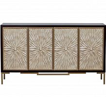 комод 157х41х90 коричневый, золото в Нижневартовске