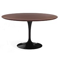 стол обеденный apriori t d120 подстолье: черный глянец, столешница: орех в Нижневартовске