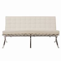 диван barcelona двухместный прямой молочный в Нижневартовске