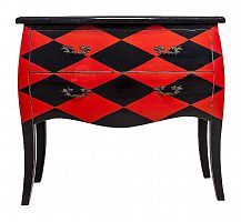 комод эдисон (черно-красный ромб) в Нижневартовске