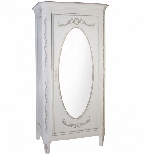 шкаф платяной однодверный камея белый в Нижневартовске