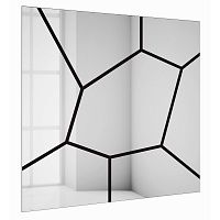 зеркало большое квадратное черное слоу-1 в Нижневартовске